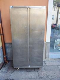 Armadio porta teglie in acciaio pesante