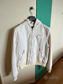 Bomber giubbotto bianco