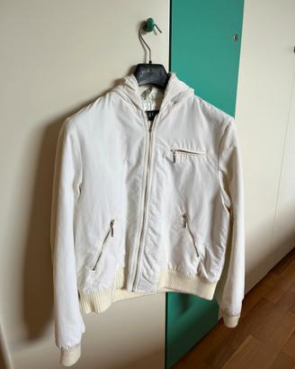 Bomber giubbotto bianco