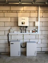 Kit fotovoltaico 10kw accumulo litio 6kw impianto