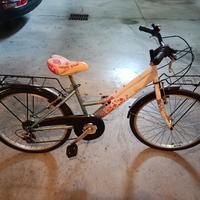 bicicletta per bambina  24 pollici età 8, 10 anni