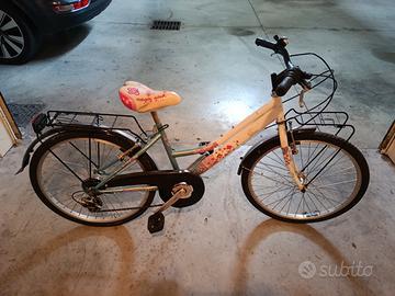 bicicletta per bambina  24 pollici età 8, 10 anni