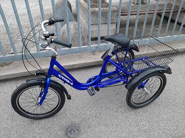 Triciclo per adulti, bicicletta a tre ruote