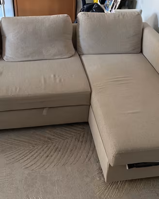 Divano letto matrimoniale con cassettone - 3 Posti