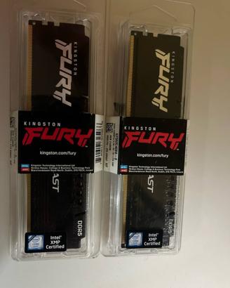 DDR 5 Kingstone fury for intel nuova sigillato