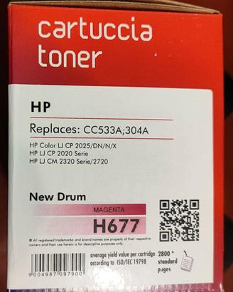 Toner cartuccia color Magenta