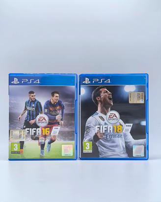 FIFA 16 + FIFA 18 PS4 – Bundle 2 Giochi
