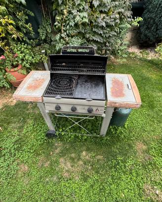 Barbecue camping gas a gas