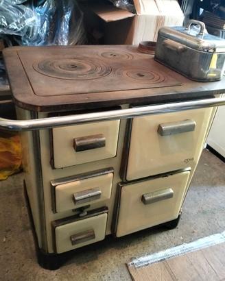 Stufa cucina economica a legna Zoppas anni 50