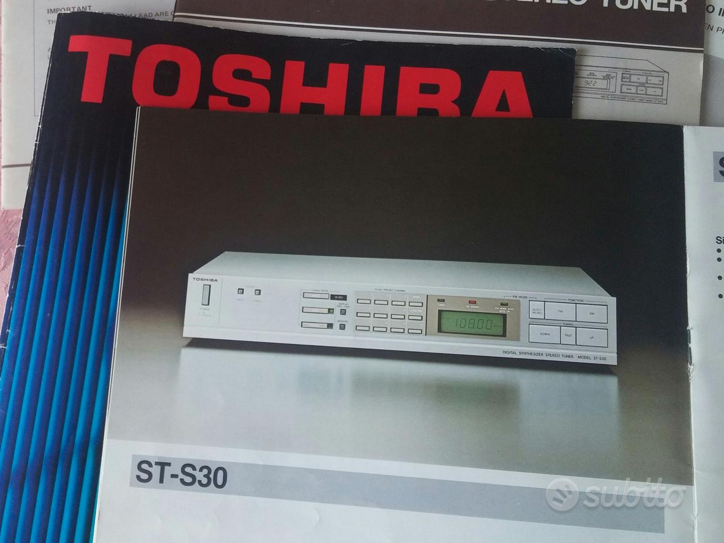 IMPIANTO TOSHIBA ANNI 80 COMPLETO DI MOBILE - Audio/Video In vendita a  Grosseto