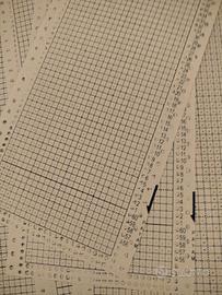 Set di 10 schede neutre bianche