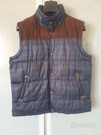Berkeley Vintage Gilet Uomo Piumino Blu-Marro L-XL