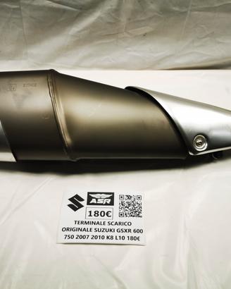 TERMINALE DI SCARICO ORIGINALE SUZUKI GSX-R 600 75