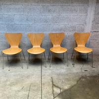 SET 4 SEDIE VINTAGE LEGNO CURVATO FAGGIO STILE