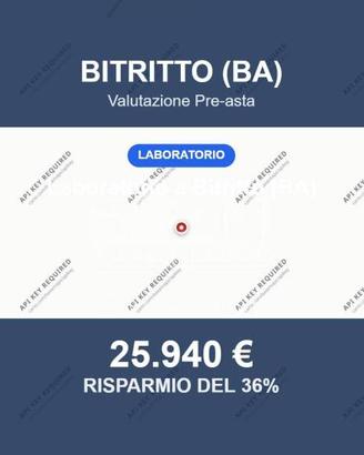 Immobile in asta di 55 m² a Bitritto