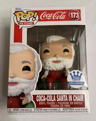Funko Coca-Cola Santa in Chair Shop Esclusivo Pop