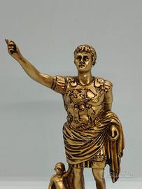 Statuetta Imperatore Romano dorata – stile antico