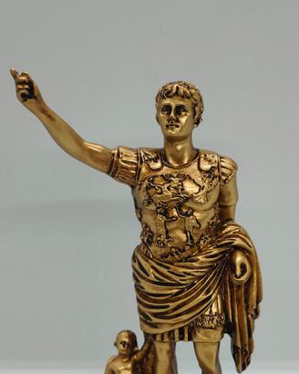 Statuetta Imperatore Romano dorata – stile antico