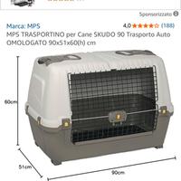 trasportino per cane