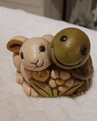 Thun veri amici coniglio e tartaruga