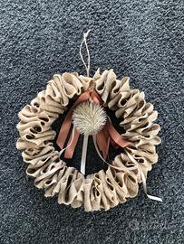 Decorazione natalizia per la porta