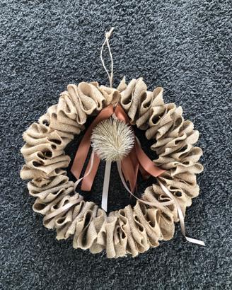 Decorazione natalizia per la porta