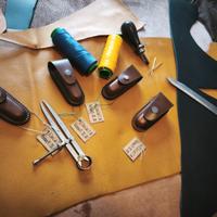 Custodia in cuoio per coltelli Victorinox 91 mm