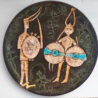 Ceramica Imola grande piatto anni '50  cm 44