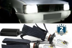 Lampadine LED H4 per FIAT UNO Anabbaglianti + ABBA