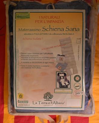 Materassino naturale antisudore schiena sana.