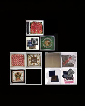 Lotto Foulard Carre' Vintage