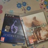 Call Of Duty MW2 e Resident Evil 6 (PS3)