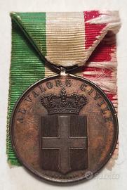 Medaglia di bronzo al Valor Civile periodo Regno