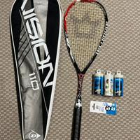 Racchetta Squash in carboflex