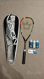 Racchetta Squash in carboflex