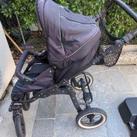 Carrozzina, passeggino e pedana marca Trille