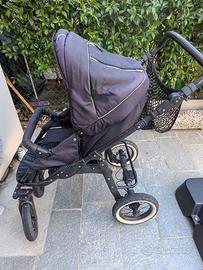 Carrozzina, passeggino e pedana marca Trille