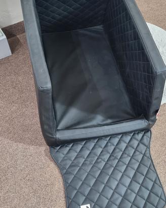 Scatola da trasporto per cani, finta pelle