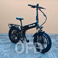 Bici elettrica fat biammortizzata nuova garanzia 