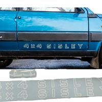 kit adesivi FIAT Panda 4x4 sisley colore BIANCO AU