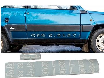kit adesivi FIAT Panda 4x4 sisley colore BIANCO AU