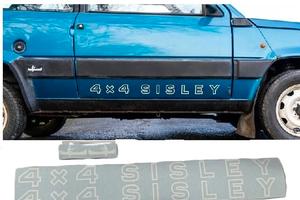 kit adesivi FIAT Panda 4x4 sisley colore BIANCO AU