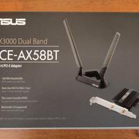 Asus PCE-AX58BT Scheda di Rete Wi-Fi/Bluetooth 