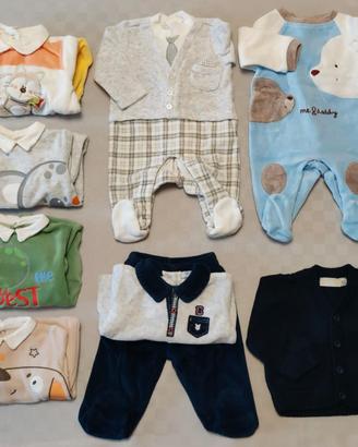Lotto abbigliamento Misura 56 (1-3 mesi circa)