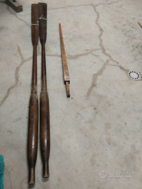 Remi gozzo più timone a barra