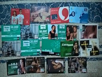 Lotto 72 schede telefoniche .