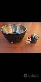 Barbecue portatile a pile