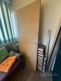 Porta scorrevole Scrigno in rovere 83x210