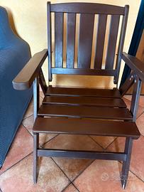 Poltrona in legno