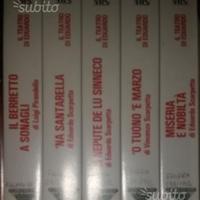 5 VHS - Il Teatro di Eduardo - Trattabile